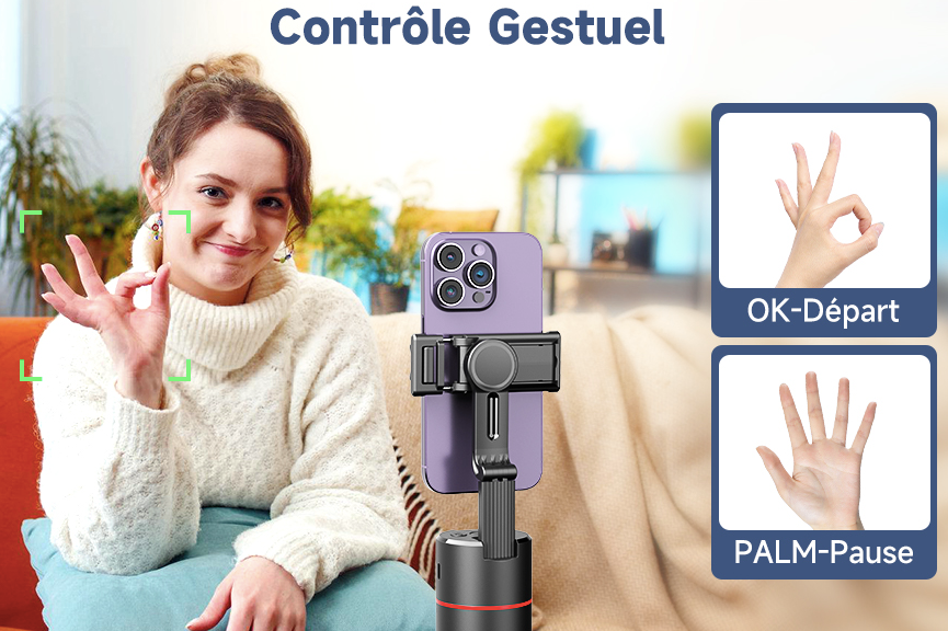 🎯 TRÉPIED IA RÉVOLUTIONNAIRE 360° - Suivi Automatique Intelligent