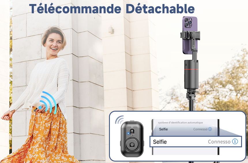 🎯 TRÉPIED IA RÉVOLUTIONNAIRE 360° - Suivi Automatique Intelligent