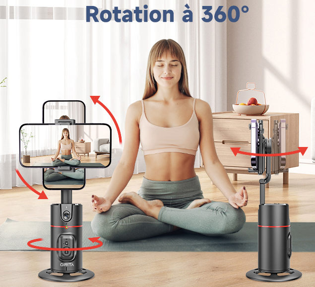 🎯 TRÉPIED IA RÉVOLUTIONNAIRE 360° - Suivi Automatique Intelligent