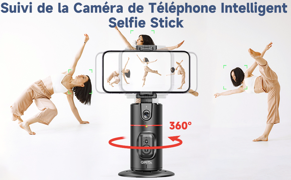 🎯 TRÉPIED IA RÉVOLUTIONNAIRE 360° - Suivi Automatique Intelligent