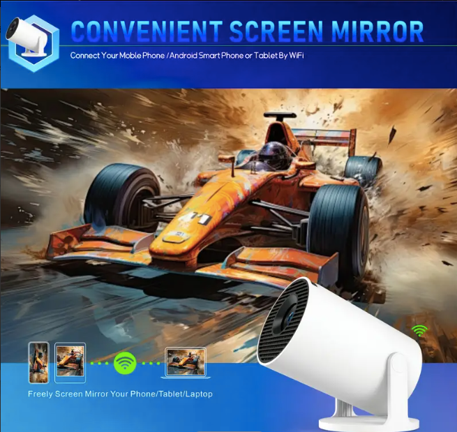 📽️ PROJECTEUR HY300 PRO RÉVOLUTIONNAIRE - Wi-Fi 6 + BT5.2 Android ⚡