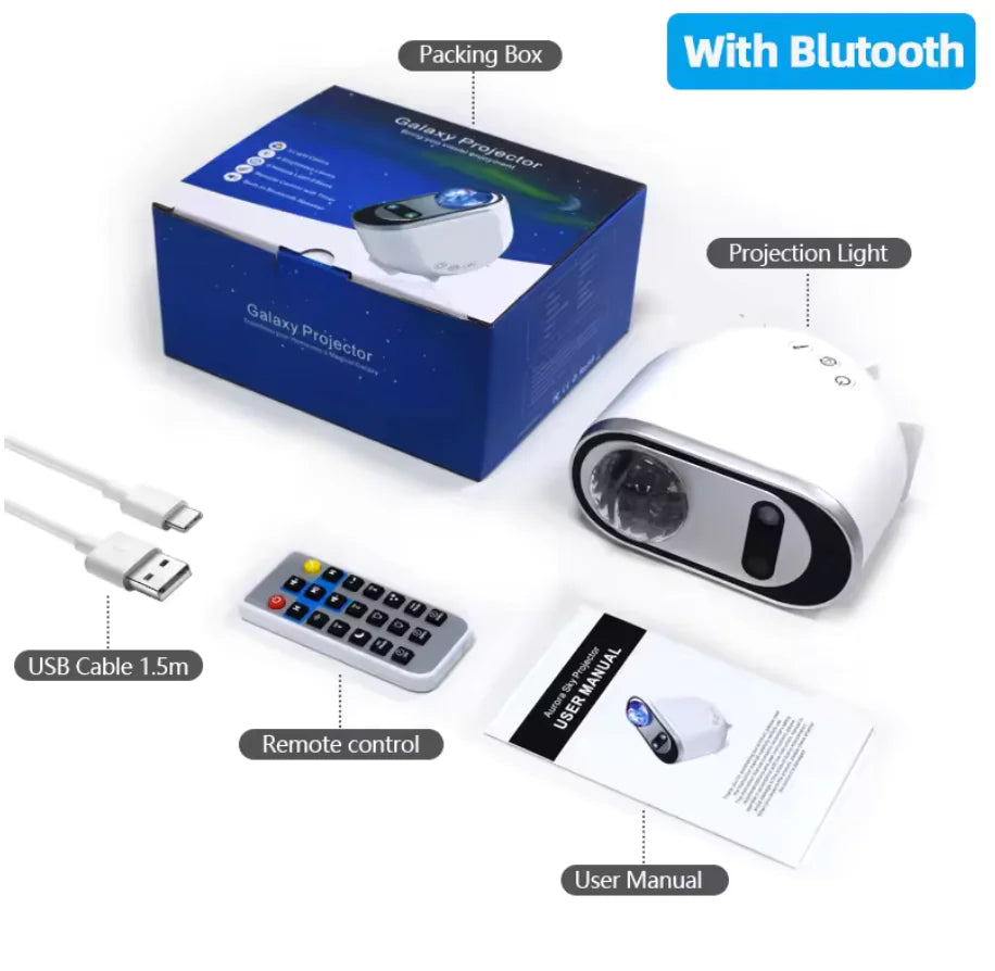 🌌 PROJECTEUR AURORA™ RÉVOLUTIONNAIRE - Galaxie Boréale Magique ✨